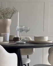 Ruokatuolisetti 2 kpl KENAI Kangas Vaaleanbeige_1170350