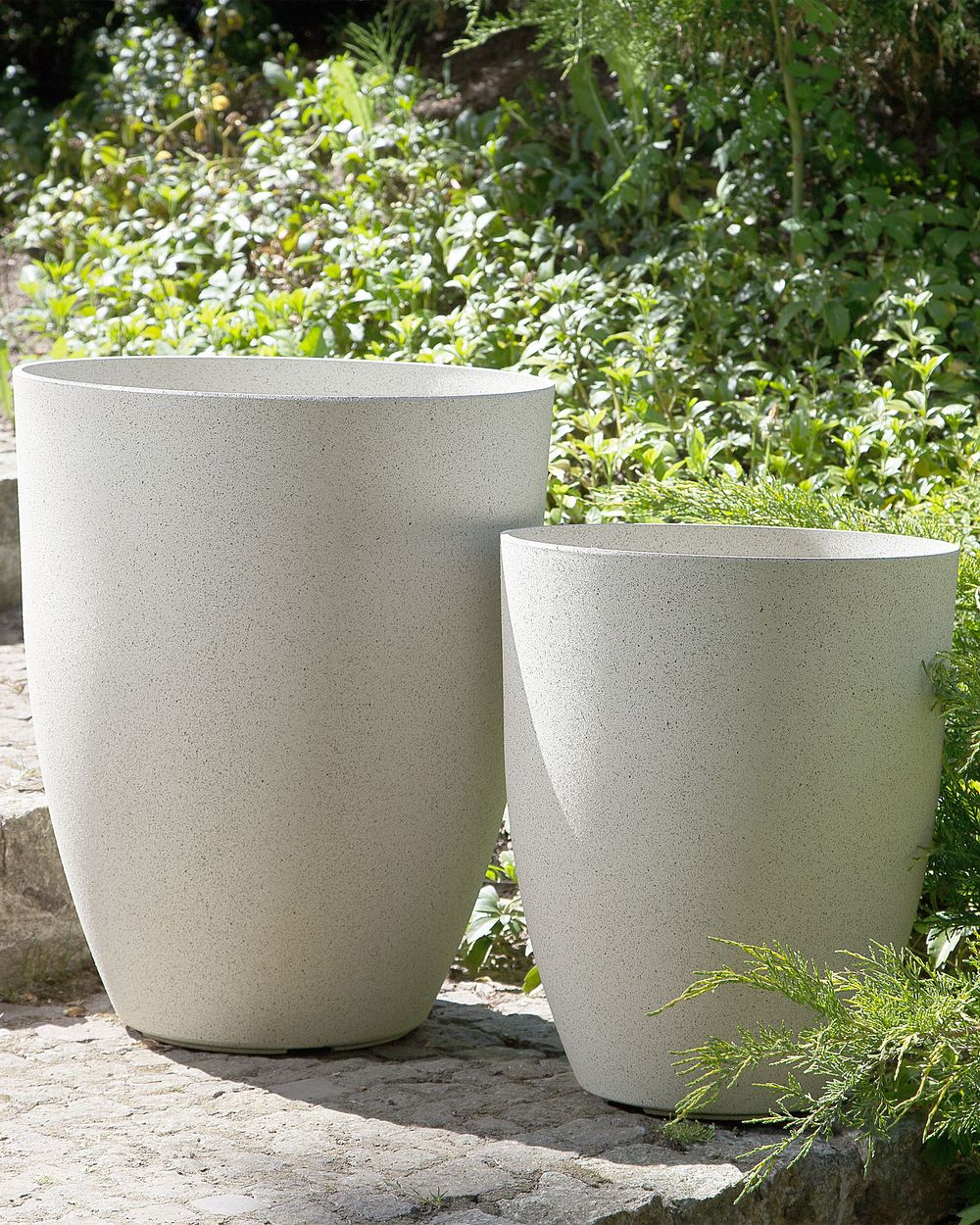 Kukkaruukku CROTON 43 cm Luonnonvalkoinen