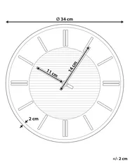 Wall Clock DAROCA 34 cm White_827778