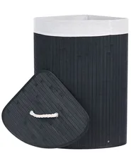 Pyykkikori MATARA Bambu Musta 57 L_848992