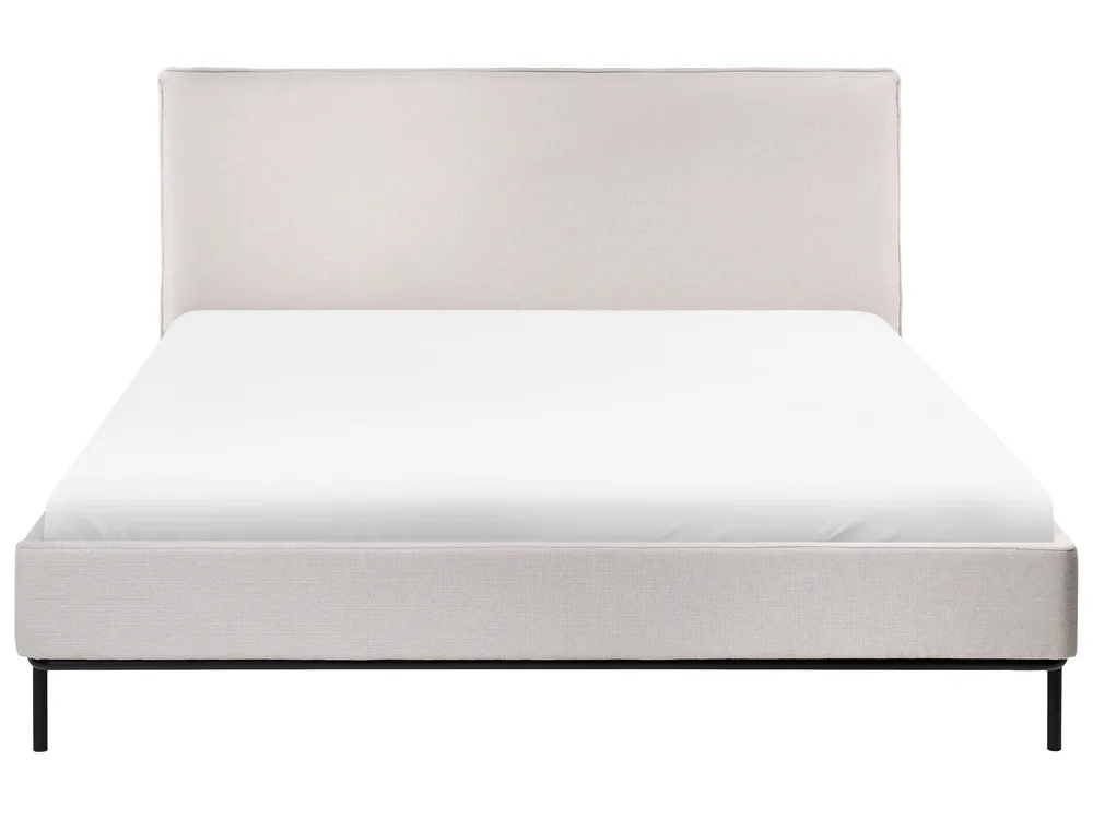 Säng med lamellram CORIO 160 x 200 cm Ljusbeige_1099103