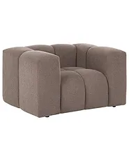 Lenestol ANTOLA Bouclé Gråbrun_1161657
