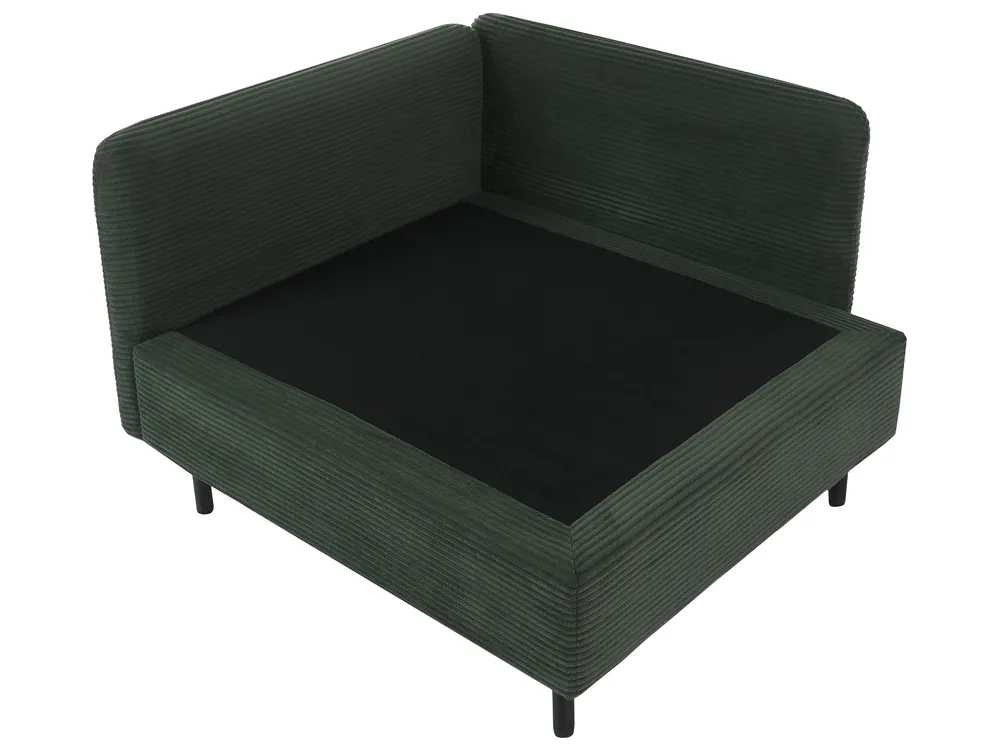 Corner Seat EGERIS Corduroy Dark Green_1067054