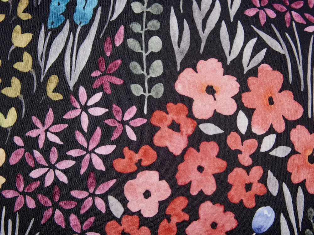 Set of 2 Outdoor Cushions CASTELARO Floral Pattern 40 x 40 cm Multicolour_881191