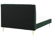 Säng med lamellram Sammet MARVILLE 160 x 200 cm Smaragdgrön_836025