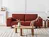 Sofa 3 Seater NIVALA Fabric Red