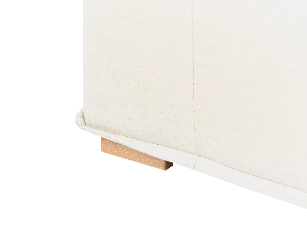 Modular U-Shape Sofa 8 Seater TIBRO Fabric Off-White_1058269