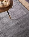 Rug GESI II Dark Grey 140 x 200 cm Viscose