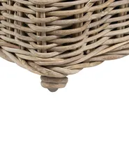 Set of 2 Garden Armchairs MAROS II Rattan Natural_932924