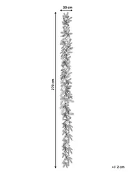 Snötäckt julgirlang LED WHITEHORN 270 cm Vit_813276