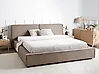 Waterbed Fabric LINARDS 180 x 200 cm (EU Super King) Taupe