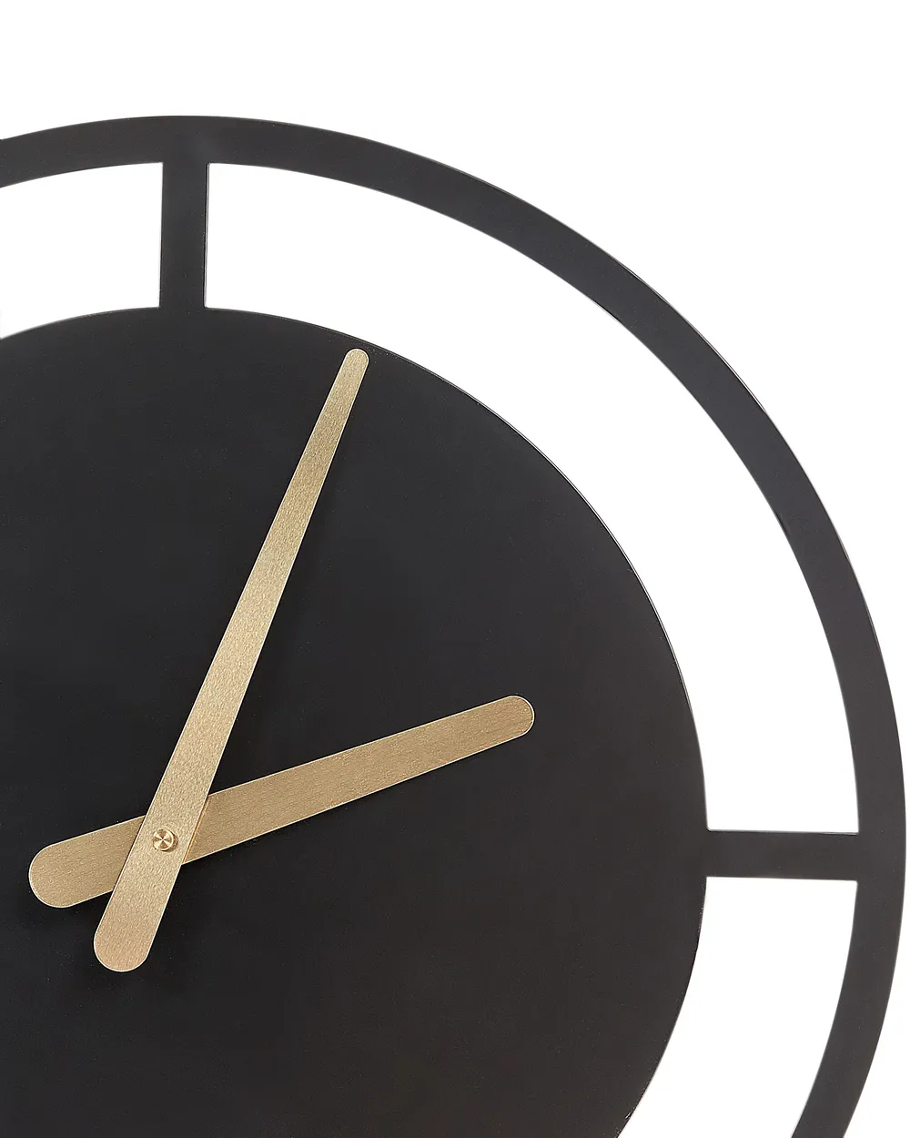 Wall Clock TRIENT 50 cm Metal Black_940785