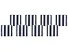 Set of 8 Garden Chair Cushions SASSARI 46 x 46 cm Navy Blue