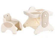 Lasten pöytä ja tuoli MILA Beige_1124422