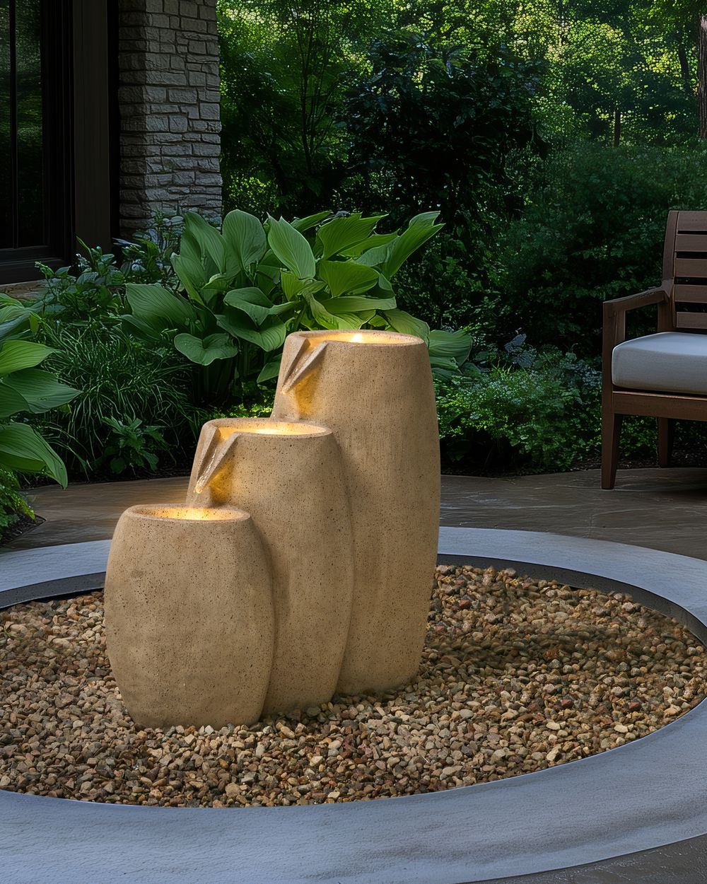 Vesiaihe LED-valo ARKLE Beige
