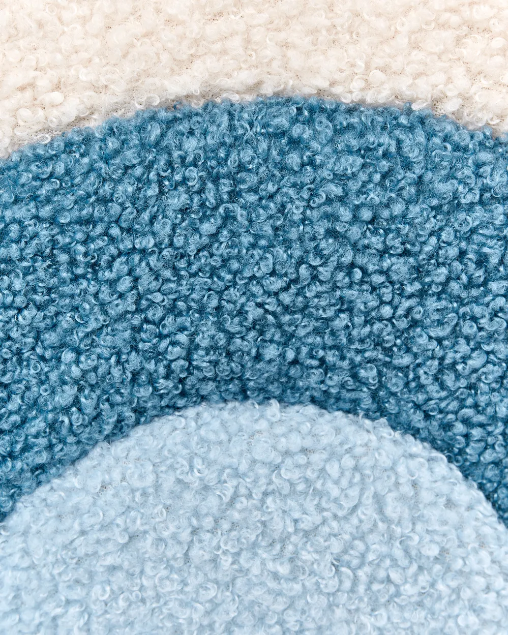 Kids Rocking Chair Rainbow OMBO Boucle Light Blue_977415