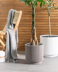 Plant Pot DARIA 30 cm Taupe_960425