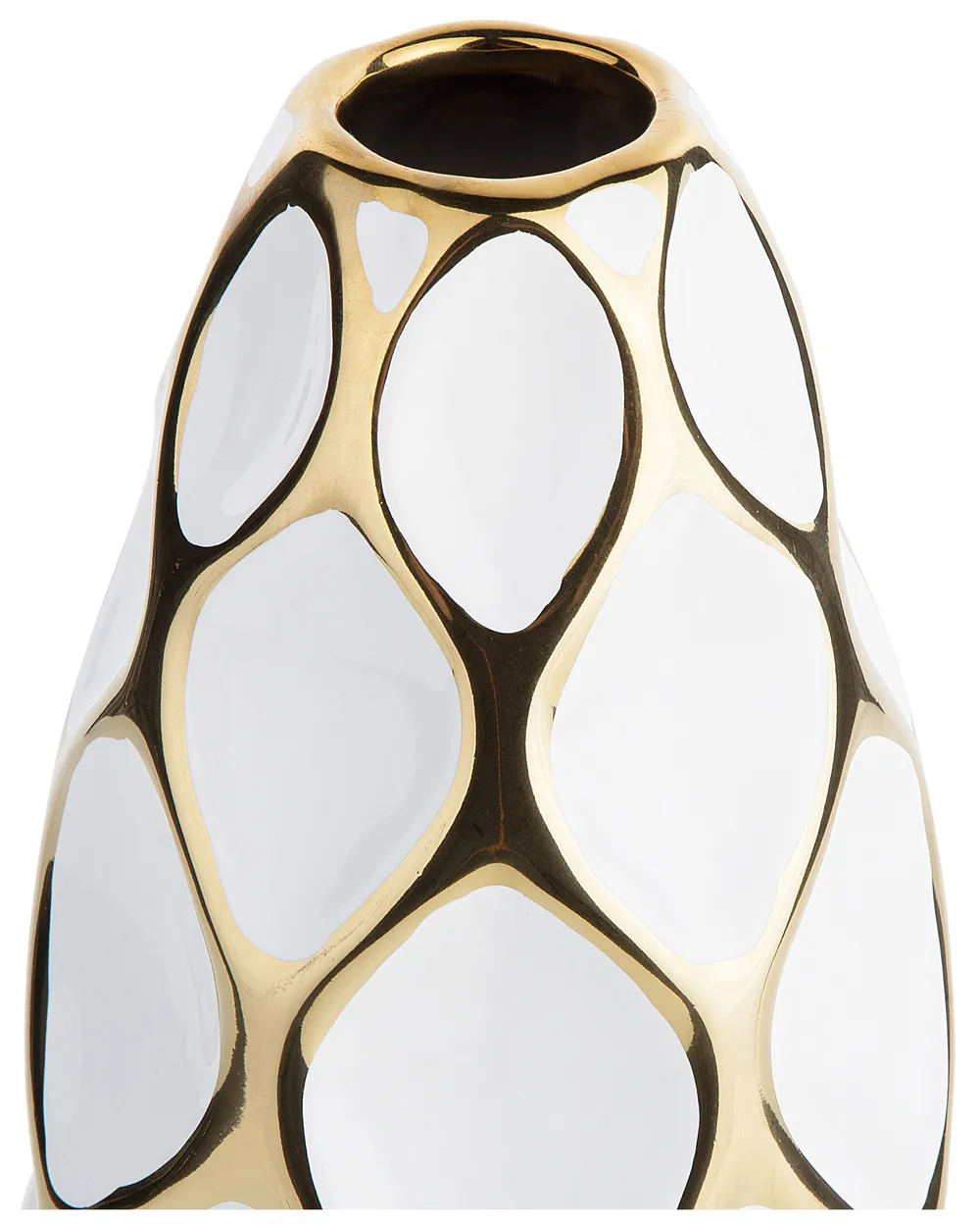 Blomvas AVILA 36 cm Stengods Vit_723137