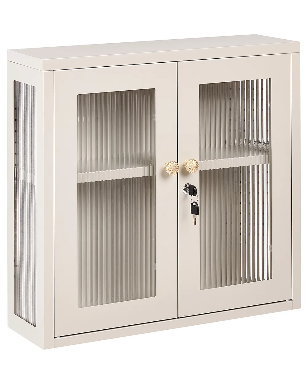 Seinäkaappi HARLYN 60 cm Metalli Beige