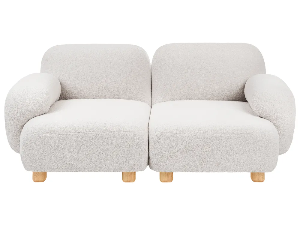 Modular Sofa 2 Seater AMLI Boucle Off-White_1070053