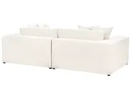 Sofa 3 Seater GLORVIKA II Fabric Off-White_923855