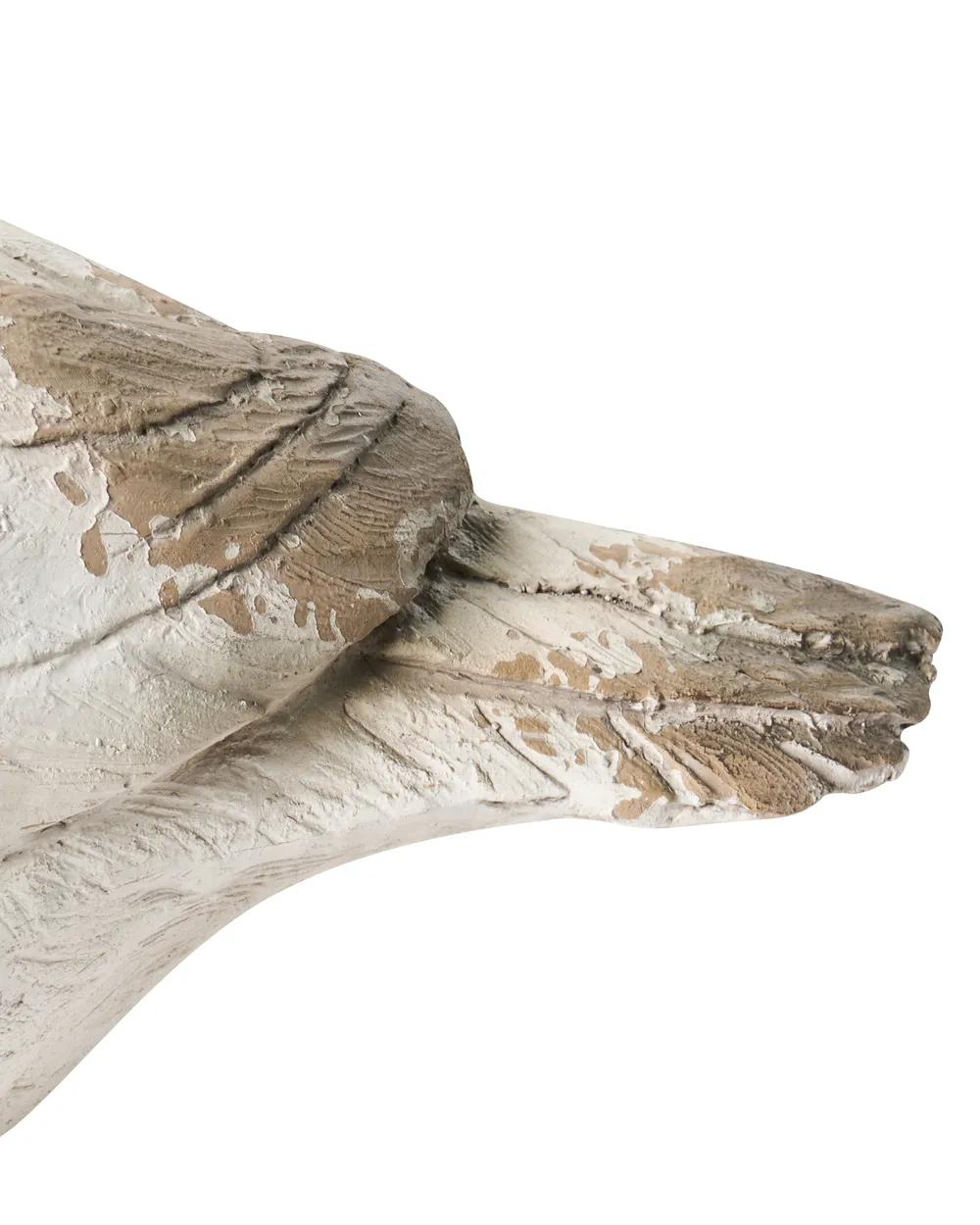 Set of 3 Garden Figurines ANGHIARI Bird Beige_1054883