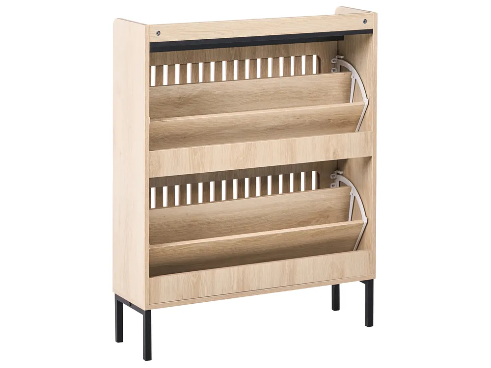 Shoe Storage Cabinet GYMPIE Light Brown_1014904