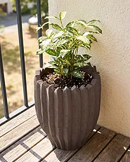 Blomkruka ATTERSEE 33 cm Mörkbrun_1161151