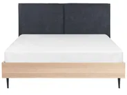 Säng med lamellram IZERNORE 160 x 200 cm Mörkgrå_863261