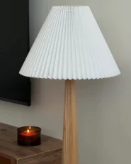 Floor Lamp ALIGIDE Wood Natural_1046108