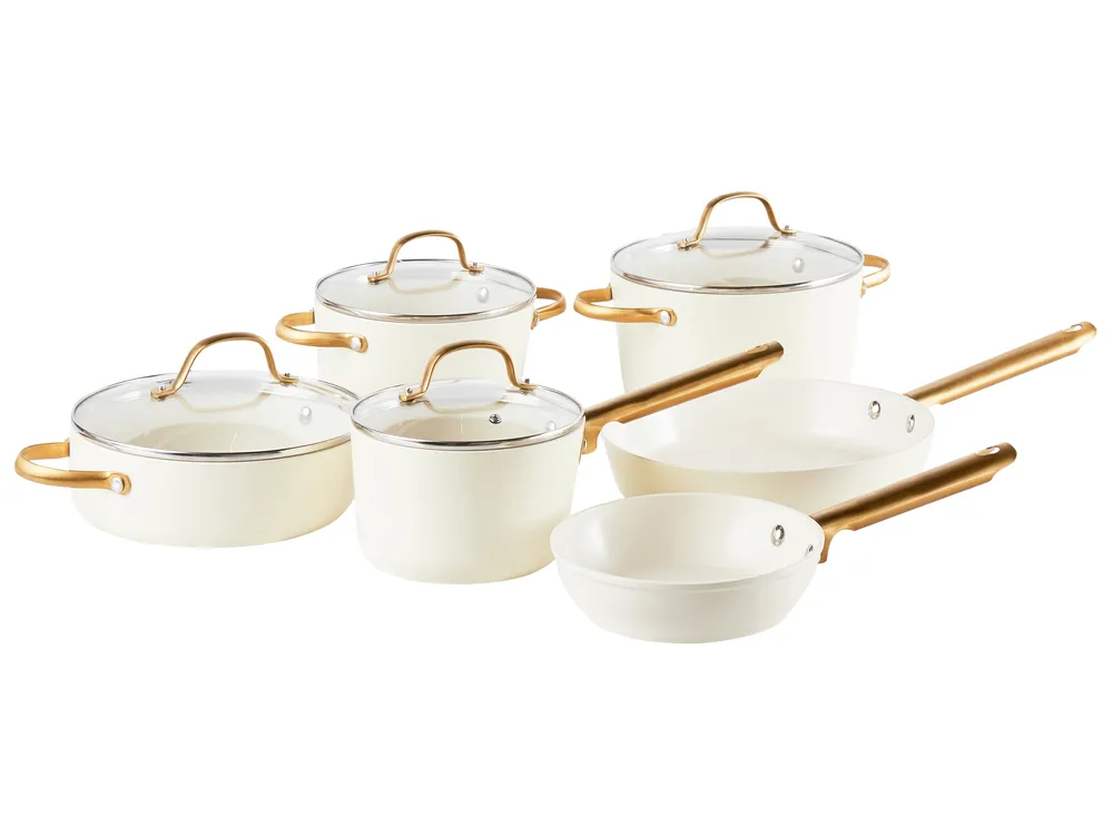 10 Piece Cookware Set ELITE PRO Off-White