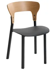 Ruokatuolisetti 2 kpl WALDEN Musta_1077813