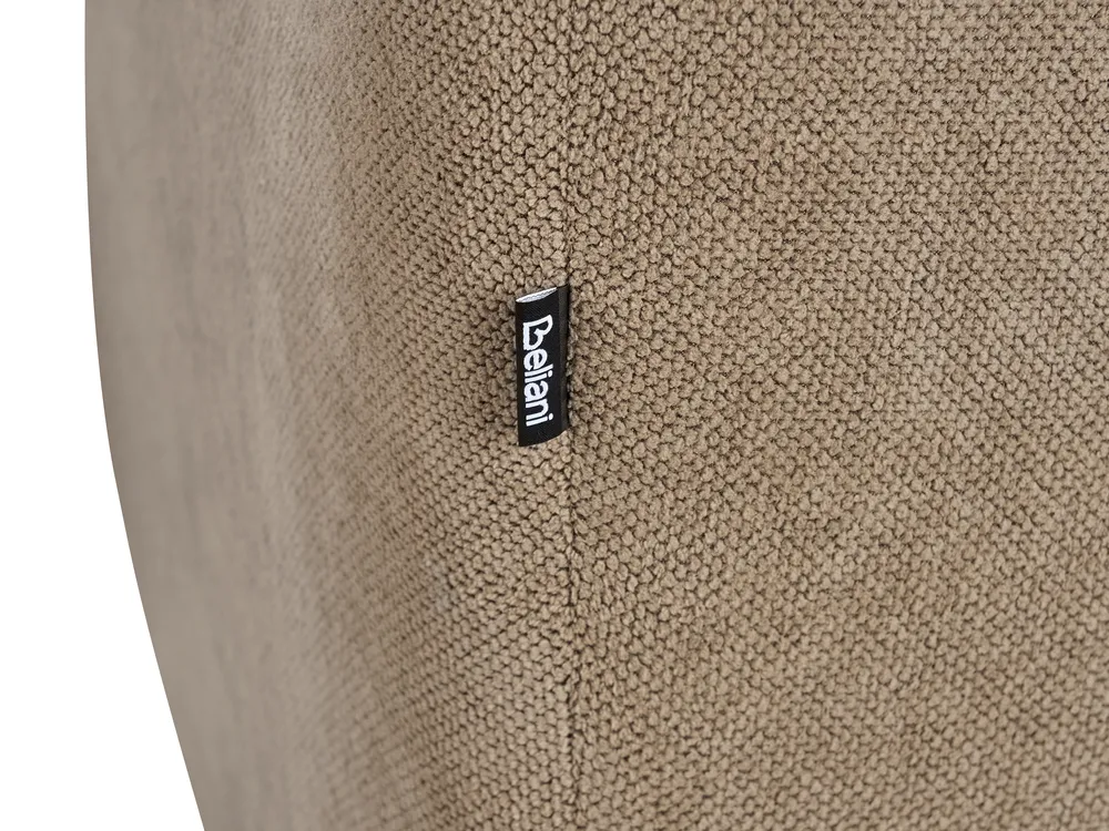 Sofa 3 Seater HOBRO Fabric Brown_949710