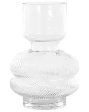Flower Vase RODIA 24 cm Glass Transparent_838064