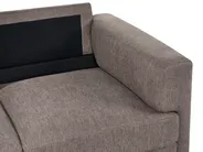 Sofa 3 Seater LOUSTO Fabric Brown_1044027
