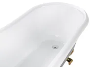 Fristående badkar CAYMAN 1700 x 760 mm Blå_820792
