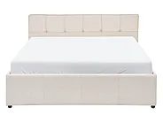 Seng med oppbevaring LAURESSES Lys beige 140 x 200 cm_1153487