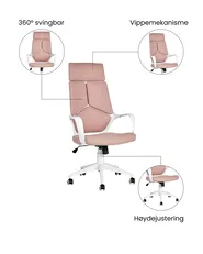 Kontorstol DELIGHT Ferskenrosa_1073924