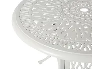 Bistro Table ANCONA 90 cm 90 cm Metal Off-White_806968