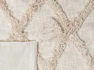 Blanket GUNA Cotton 130 x 180 cm Beige_829386