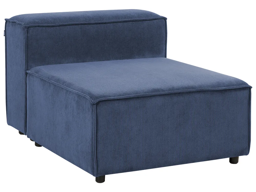 Modular Sofa 3 Seater ARDAL Corduroy Dark Blue_1008690