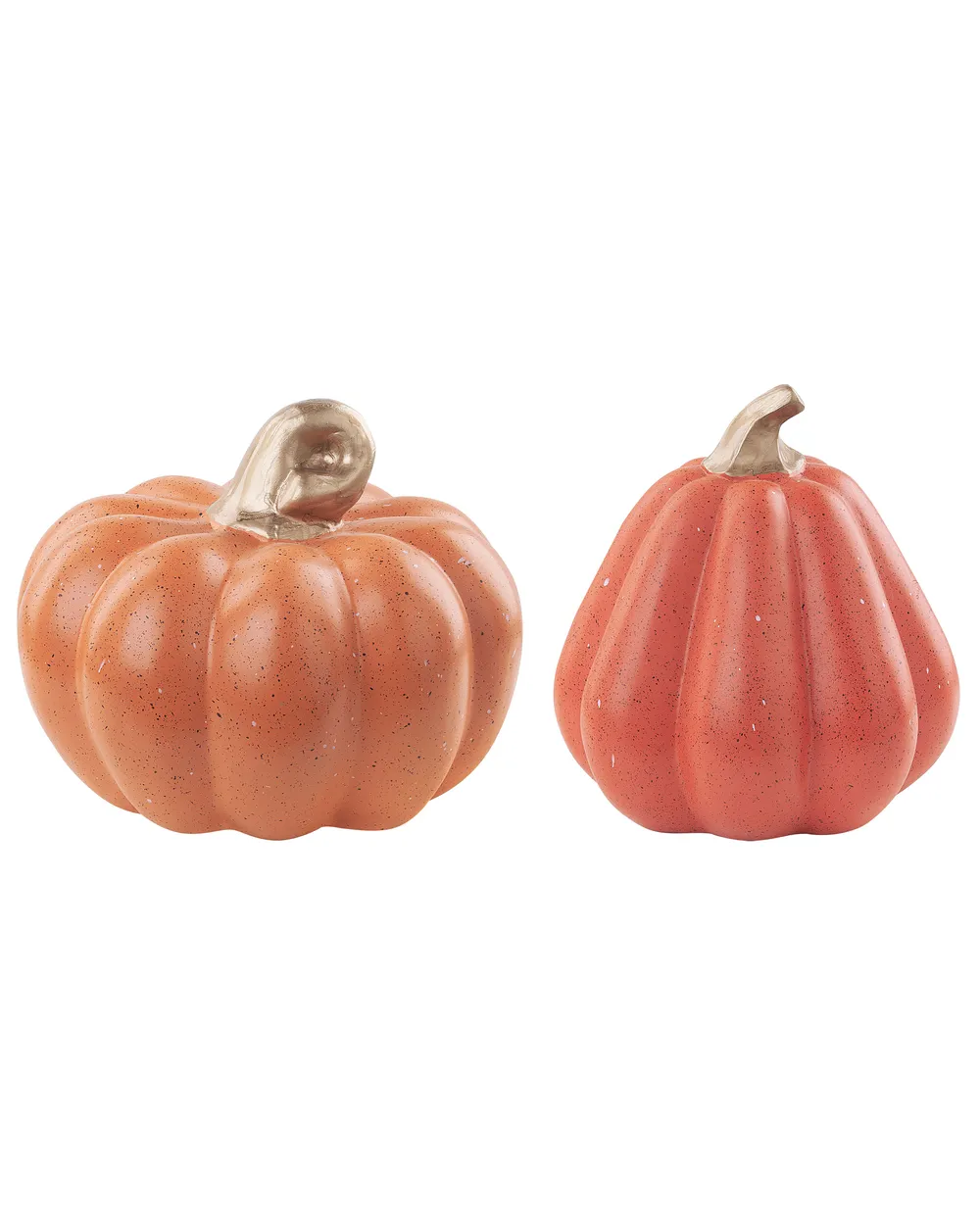 Set of 2 Figurines Pumpkin CHALKIDA Orange