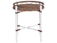Caféset med kuddar LEVICO Metall Vit_930863