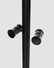 Shower Enclosure ONELLI 900 x 900 x 1900 mm Black_1116754