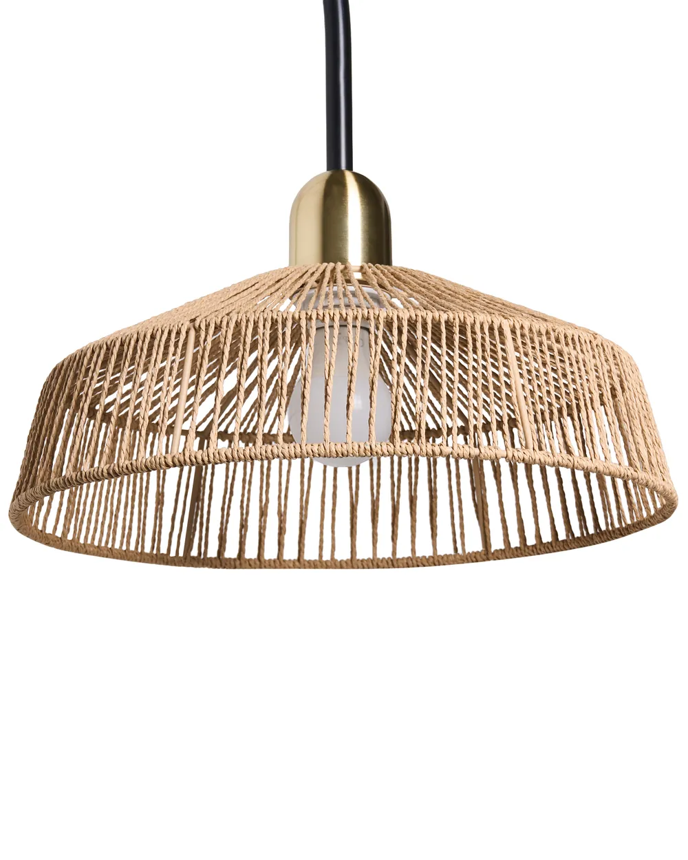 Vägglampa NOSARA Pappersrep Naturlig_1036403