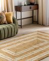 Rug ELMALI Beige 160 x 230 cm Jute