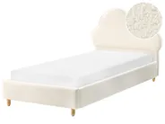 Kids Bed Cloud Boucle BELLEVUE 90 x 200 cm (EU Single) Off-White_984342