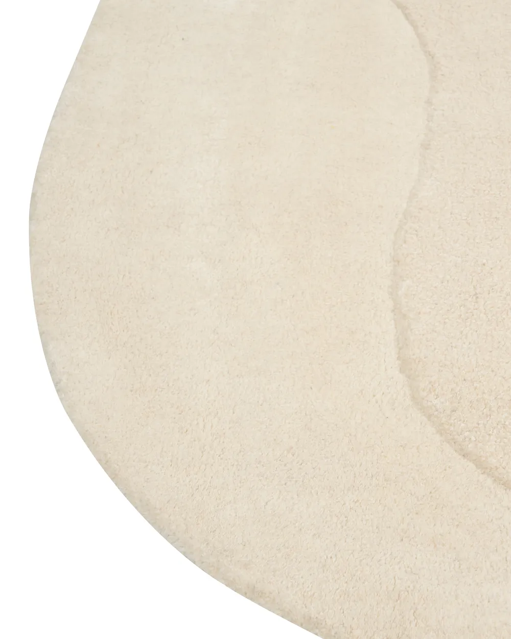 Matto GORANO Vaaleanbeige 160 x 160 cm Viskoosi_904533