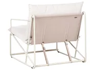 Garden Sofa Set 4 Seater PONTE Metal Light Beige_1013444