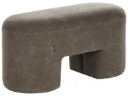 Upholstered Bench DECORAH Boucle Brown_1046762
